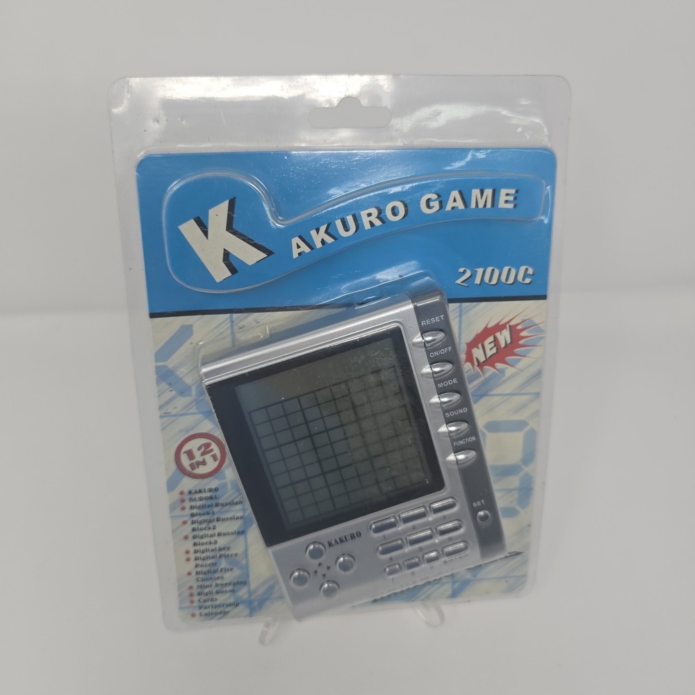 NEW Kakuro Electronic Hand Held Game Ultimate 12‎ in 1 Senario Entertainment